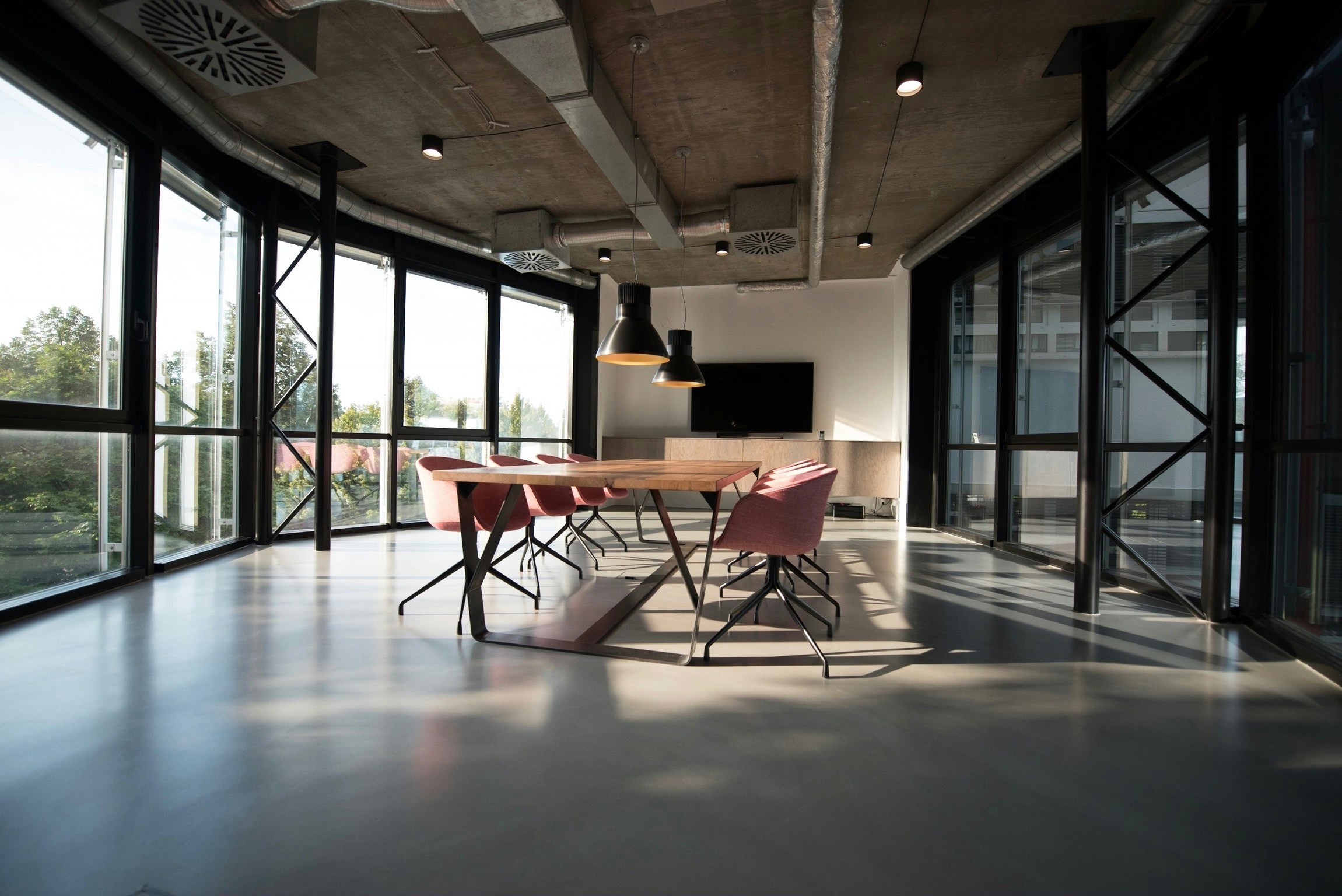 Bright, professionally cleaned Sydney office